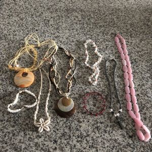Lot of beaded necklaces